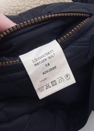 Оригінальна брендова куртка стьобана barbour international matlock motorcycle jacket  uk 14 usa 1010 фото