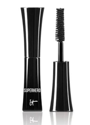 Тушь для ресниц - it cosmetics superhero volumizing mascara black