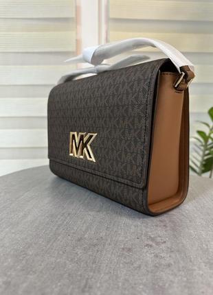Сумка оригинал michael kors mimi medium logo messenger bag 3