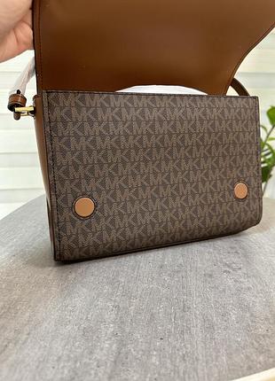 Сумка оригинал michael kors mimi medium logo messenger bag 2