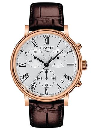 Часы tissot carson premium chronograph t122.417.36.033.00