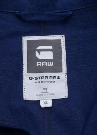G-star raw джинсівка джинсова куртка овершірт komari slim 3d jacket blue 3d raw xl-l overshirt7 фото