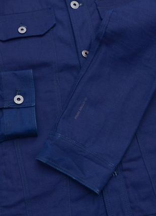 G-star raw джинсівка джинсова куртка овершірт komari slim 3d jacket blue 3d raw xl-l overshirt4 фото