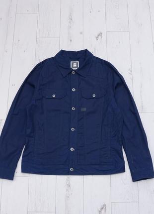 G-star raw джинсівка джинсова куртка овершірт komari slim 3d jacket blue 3d raw xl-l overshirt