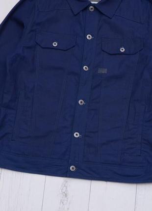 G-star raw джинсівка джинсова куртка овершірт komari slim 3d jacket blue 3d raw xl-l overshirt3 фото