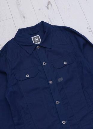 G-star raw джинсівка джинсова куртка овершірт komari slim 3d jacket blue 3d raw xl-l overshirt2 фото