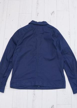 G-star raw джинсівка джинсова куртка овершірт komari slim 3d jacket blue 3d raw xl-l overshirt6 фото