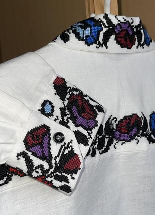 Вышиванка рубашка мужская galychanka. размер l.6 фото