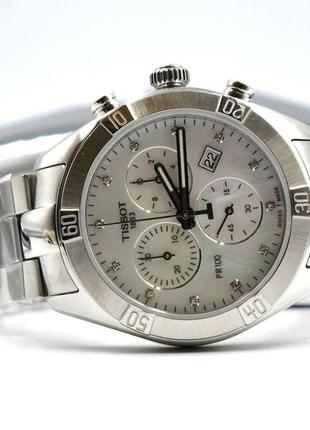 Часы tissot pr 100 sport chic chronograph t101.917.11.116.003 фото