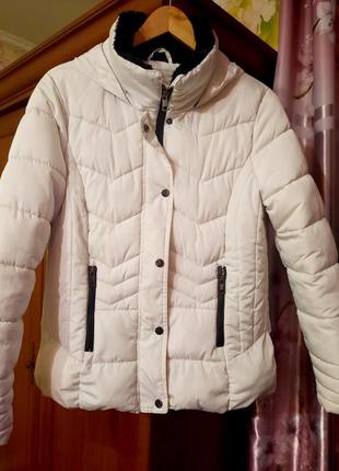 Куртка демо біла жіноча