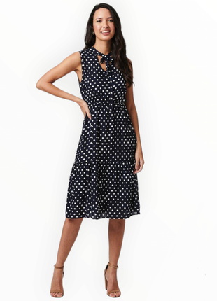 Платье миди воздушное р 14 debenhams