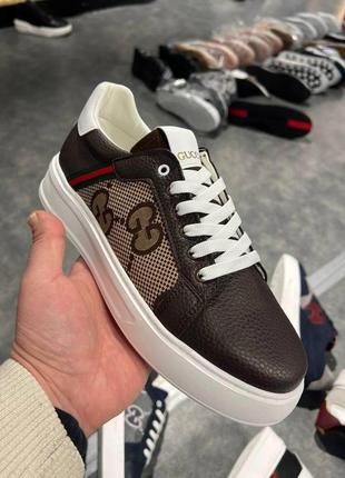 Кросівки кеди у стилі gucci