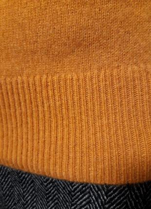 Кашемировый свитер светр v-образная горловина 2 манжеты topshop 100% кашемир5 фото