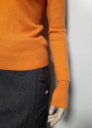 Кашемировый свитер светр v-образная горловина 2 манжеты topshop 100% кашемир3 фото