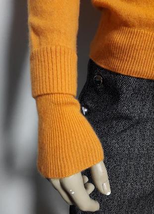 Кашемировый свитер светр v-образная горловина 2 манжеты topshop 100% кашемир2 фото