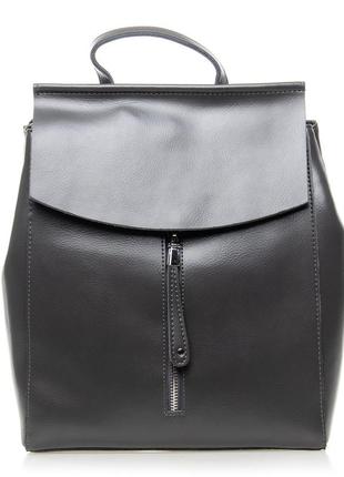 Фирменный кожаный рюкзак-сумка от alex rai