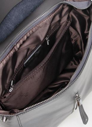 Фирменный кожаный рюкзак-сумка от alex rai4 фото