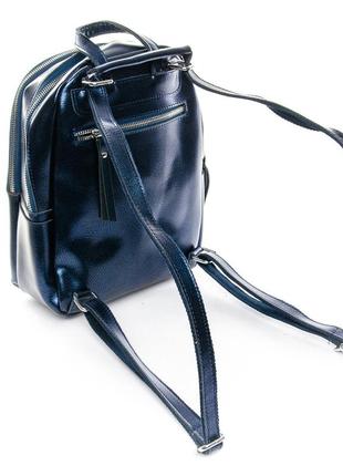 Фирменный кожаный рюкзак-сумка от alex rai3 фото
