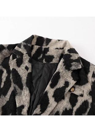 Пиджак леопардовый оверсайз3 фото