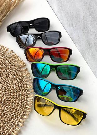 Сонцезахисні окуляри спортивні чоловічі polarized захист uv4002 фото