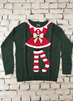Роджественский свитер уродсткий пуловер новогодний2 фото