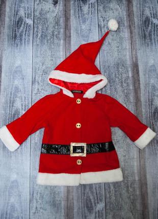 Костюм санти, новорічний костюм на 1-3 роки1 фото