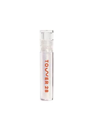Прозорий блиск для губ з  шимером tower 28 shineon lip jelly magic 3.9 ml