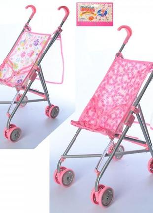 Коляска для куклы melogo 9302-w-b