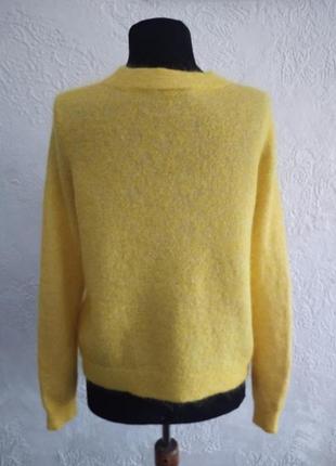Чудовий лимонний светр, шерсть + мохер2 фото