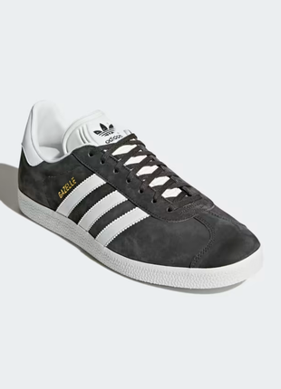 Adidas gazelle dgh solid grey white.2 фото