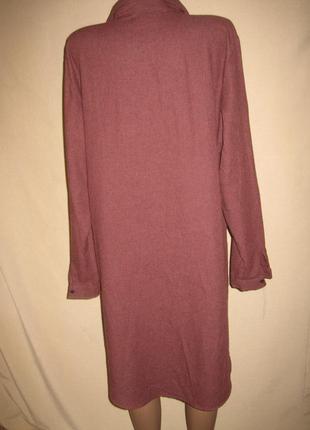 Свободное платье рубашка халат мy polo x since 1980 размерxxl.2 фото