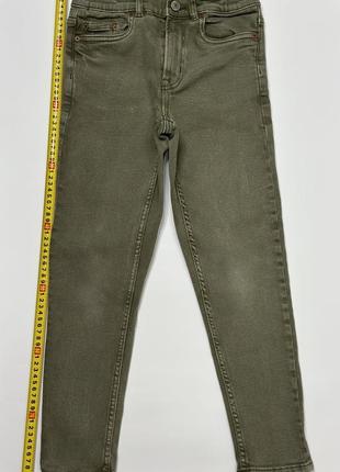 Джинси захисного кольору, zara, розмір - 140