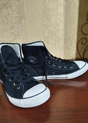 Кеди класичні converse 
шкіряні (замша)2 фото