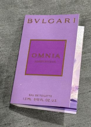 Bvlgari omnia amethyste eau de toilette 1,5 ml/ пробник парфумів