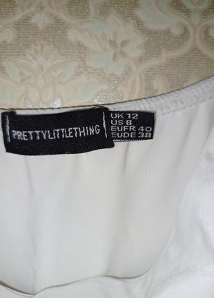 Белое мини платье 104 5