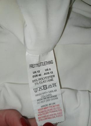 Белое мини платье 104 6