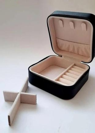 Квадратная шкатулка для украшений цвет: чёрный