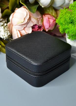 Квадратная шкатулка для украшений цвет: чёрный