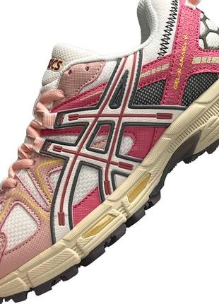 Женские повседневные кроссовки asics gel - kahana 8 pink, женские кеды асикс розовые, женская обувь9 фото