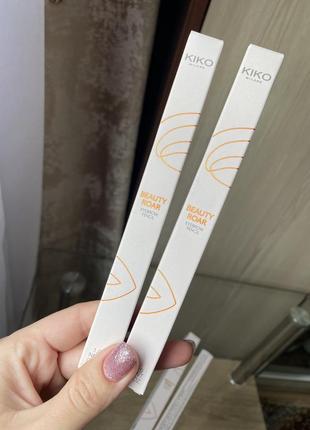 Карандаш для бровей кико милано. коричневый карандашик