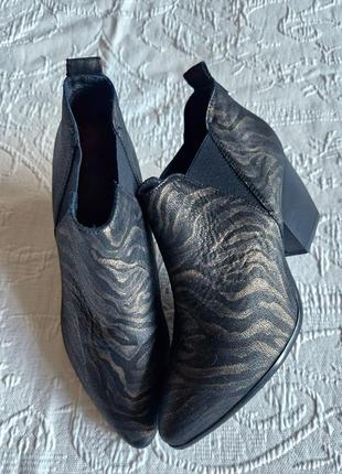 Женские ботинки лодочки челси казаки ботильоны кожа roberto santi3 фото