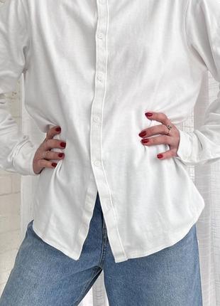 Біла базова фірмова сорочка нова модель!!