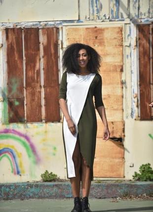 Дизайнерська сукня з запахом хс