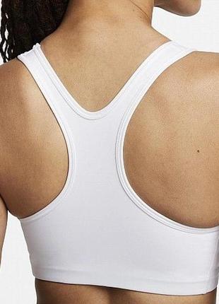 Бюстгальтер спортивний nike swoosh womens medium-support sports bra white 899370-100, l6 фото