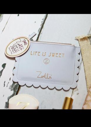 Zoella life is swet косметичка кошелек для мелочи лакированная оригинал