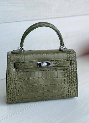 Сумка кожаная hermes kelly 20 cm