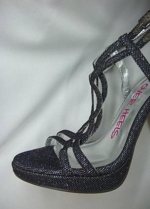 Head over heels by dune стрипы нулевки блестящие черные с открытым носком для танцев хай хилс босоножки туфли на высоком каблуке8 фото