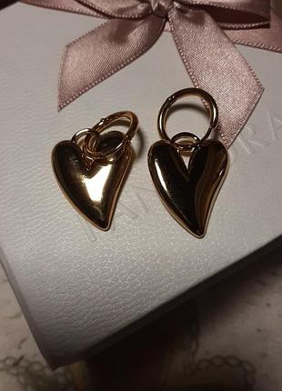 Серьги в виде сердца ❣ 3