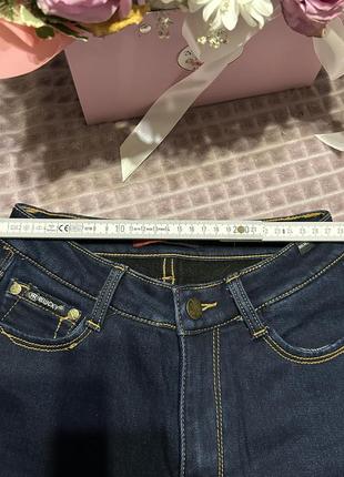Теплі утеплені штани джинси на 88/94 бедра скіні високі посадка якість шикарна  25 xs s 42 447 фото