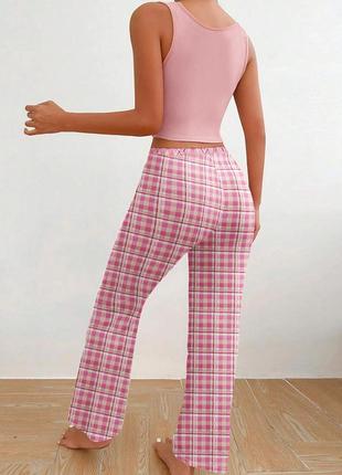 2-255 жіноча піжама комплект маєчка штани женская пижама комплект маечка штаны3 фото